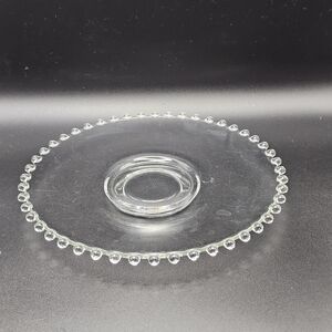 IMPERIAL GLASS CANDLEWICK ~ 7-1/4"‎ SALAD PLATE